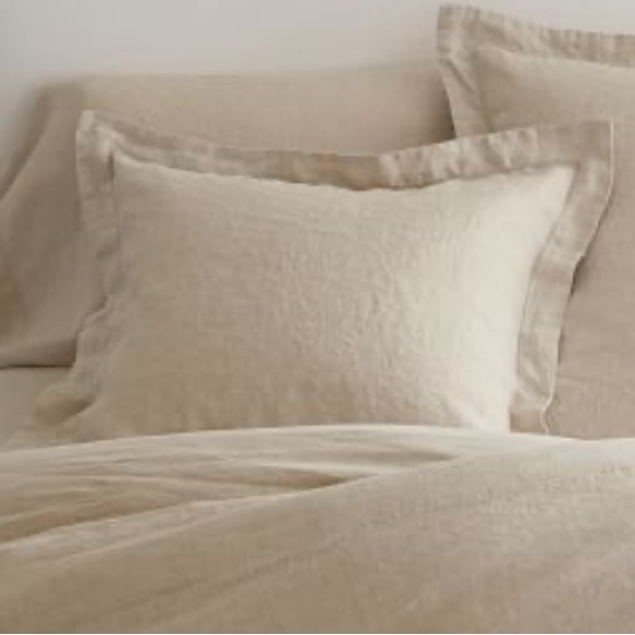 Pottery Barn Bedding Pottery Barn Belgian Flax Linen Pillow Sham